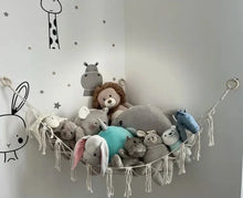 Lade das Bild in den Galerie-Viewer, BOHO Spielzeug Aufbewahrungsnetz