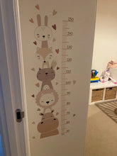 Naložite sliko v pregledovalnik galerije, Stenska nalepka za merjenje višine Živalice