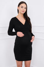 Naložite sliko v pregledovalnik galerije, Nosečniška obleka Nora | Crna