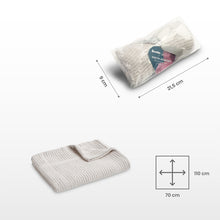 Naložite sliko v pregledovalnik galerije, PLETENA ODEJICA MOLLY | NARAVNA