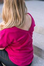 Naložite sliko v pregledovalnik galerije, Majica za dojenje MUM | Fuchsia