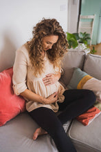 Naložite sliko v pregledovalnik galerije, Nosečniške premium pajkice Milk&Love | Črne