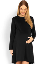 Naložite sliko v pregledovalnik galerije, Nosečniška obleka Aline | Črna