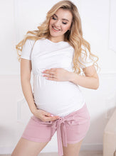 Naložite sliko v pregledovalnik galerije, Nosečniške kratke hlače - Roza