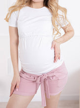 Naložite sliko v pregledovalnik galerije, Nosečniške kratke hlače - Roza