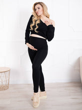 Lade das Bild in den Galerie-Viewer, Umstandsleggings Anna | Schwarz