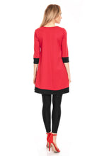 Lade das Bild in den Galerie-Viewer, Umstandskleid Asy | Rot