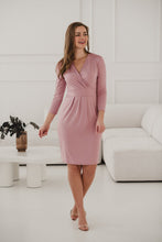 Naložite sliko v pregledovalnik galerije, Nosečniška obleka Grow with me | Puder