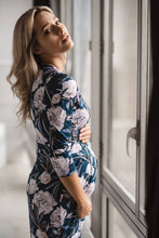 Nahrávajte obrázok do prehliadača galérie, Tehotenské šaty Grow with me | Aurora Blue