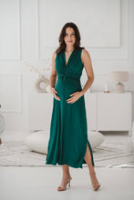 Naložite sliko v pregledovalnik galerije, Nosečniška obleka LOOP | Zelena