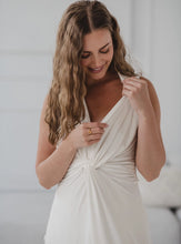 Naložite sliko v pregledovalnik galerije, Nosečniška obleka LOOP | Bela