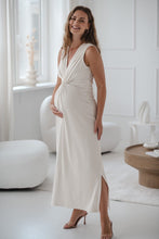 Naložite sliko v pregledovalnik galerije, Nosečniška obleka LOOP | Bela