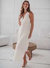 Naložite sliko v pregledovalnik galerije, Nosečniška obleka LOOP | Bela