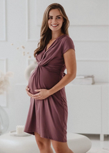 Lade das Bild in den Galerie-Viewer, Umstandskleid Juliana | Rose Brown