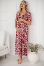 Naložite sliko v pregledovalnik galerije, Nosečniška obleka iDo | Rdeča