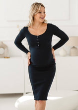 Naložite sliko v pregledovalnik galerije, Nosečniška obleka Tummy | Navy