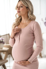 Naložite sliko v pregledovalnik galerije, Nosečniška obleka Tummy | Puder