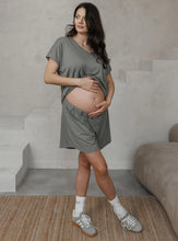 Lade das Bild in den Galerie-Viewer, Umstandsshorts Mocha | Oliv