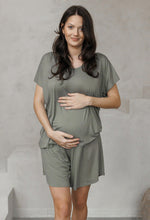 Lade das Bild in den Galerie-Viewer, Umstandsshorts Mocha | Oliv