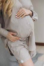 Naložite sliko v pregledovalnik galerije, Nosečniške kratke hlače Latte Mama | Cappuccino