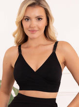 Naložite sliko v pregledovalnik galerije, Nedrček za dojenje Valentina - Črn