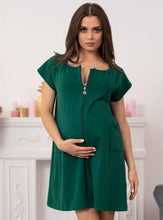 Naložite sliko v pregledovalnik galerije, Spalna srajca Nina - Zelena