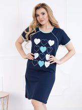 Lade das Bild in den Galerie-Viewer, Nachthemd Serca - Blau