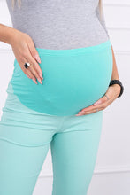 Naložite sliko v pregledovalnik galerije, Hlače za nosečnice - Mint