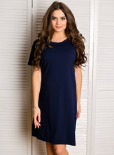 Lade das Bild in den Galerie-Viewer, Nachthemd Kamila - Dunkelblau