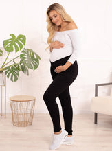 Naložite sliko v pregledovalnik galerije, Nosečniške hlače Mollie - Črne
