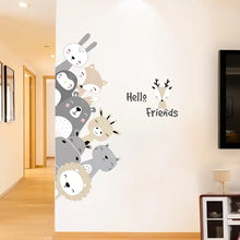 Naložite sliko v pregledovalnik galerije, Stenska nalepka Hello Friends
