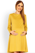 Lade das Bild in den Galerie-Viewer, Umstandskleid Aline - Mustard
