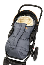 Naložite sliko v pregledovalnik galerije, Zimska vreča Sensillo®️ COMBI WOOL | Grafitna - volna
