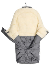 Naložite sliko v pregledovalnik galerije, Zimska vreča Sensillo®️ COMBI WOOL | Siva - volna

