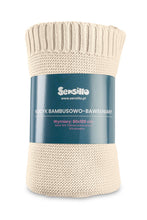 Naložite sliko v pregledovalnik galerije, BOMBAŽNA ODEJICA SENSILLO BAMBOO | CAPPUCINO
