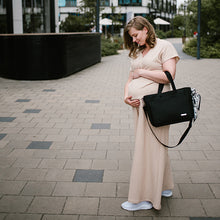 Naložite sliko v pregledovalnik galerije, Previjalna torba Carmen BABYONO®️ | Črna
