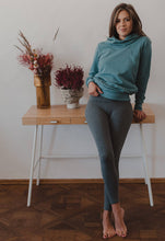 Lade das Bild in den Galerie-Viewer, Premium Umstandsleggings Milk&amp;Love | Dunkelgrau
