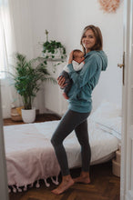 Lade das Bild in den Galerie-Viewer, Premium Umstandsleggings Milk&amp;Love | Dunkelgrau

