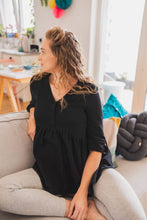 Lade das Bild in den Galerie-Viewer, Premium Umstandsleggings Milk&amp;Love | Grau
