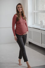 Lade das Bild in den Galerie-Viewer, GraceFit Elegante Umstandshose - Grau
