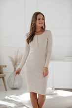 Naložite sliko v pregledovalnik galerije, Nosečniška obleka Tummy | Bež
