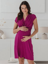 Lade das Bild in den Galerie-Viewer, Umstandskleid Juliana - Fuchsia
