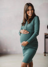 Naložite sliko v pregledovalnik galerije, Nosečniška obleka Tummy | Mint
