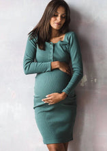 Naložite sliko v pregledovalnik galerije, Nosečniška obleka Tummy | Mint
