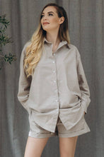 Lade das Bild in den Galerie-Viewer, Umstandsshorts Latte Mama | Cappuccino

