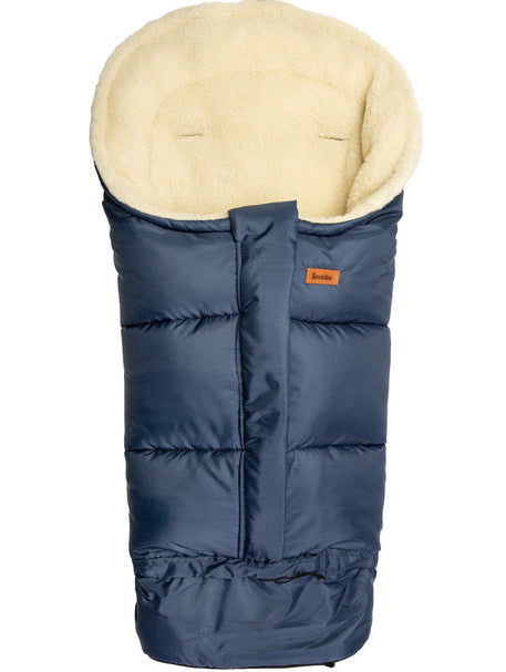 Zimska vreča Sensillo®️ COMBI WOOL | Navy - volna