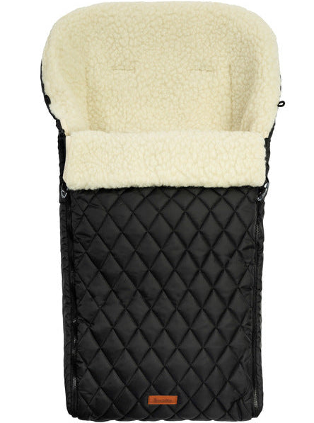 Zimska vreča Sensillo®️ QUILTWOOL | Črna