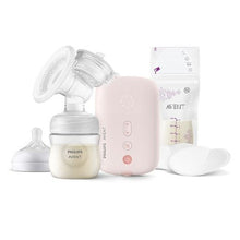 Naložite sliko v pregledovalnik galerije, Električna prsna črpalka Philips AVENT® Premium Natural motion SCF395/31
