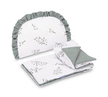 Lade das Bild in den Galerie-Viewer, KOMPLET ZA VOZIČEK IZ MUSLINA | ZELENA
