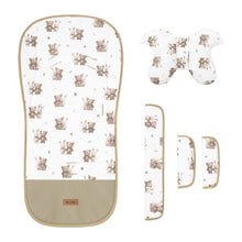 Prenesite sliku u preglednik galerije, Set podloga za kolica Sensillo®️ DELUXE VELVET | Friends
